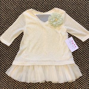 Puppy & Julie Ivory Top